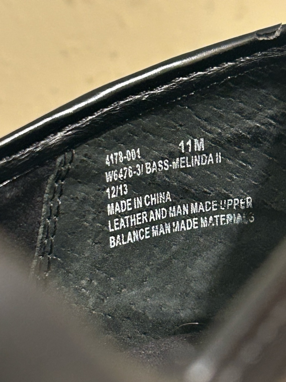 G.H. Bass & Co. Black Leather Slip-On Clog - Picture 14 of 15